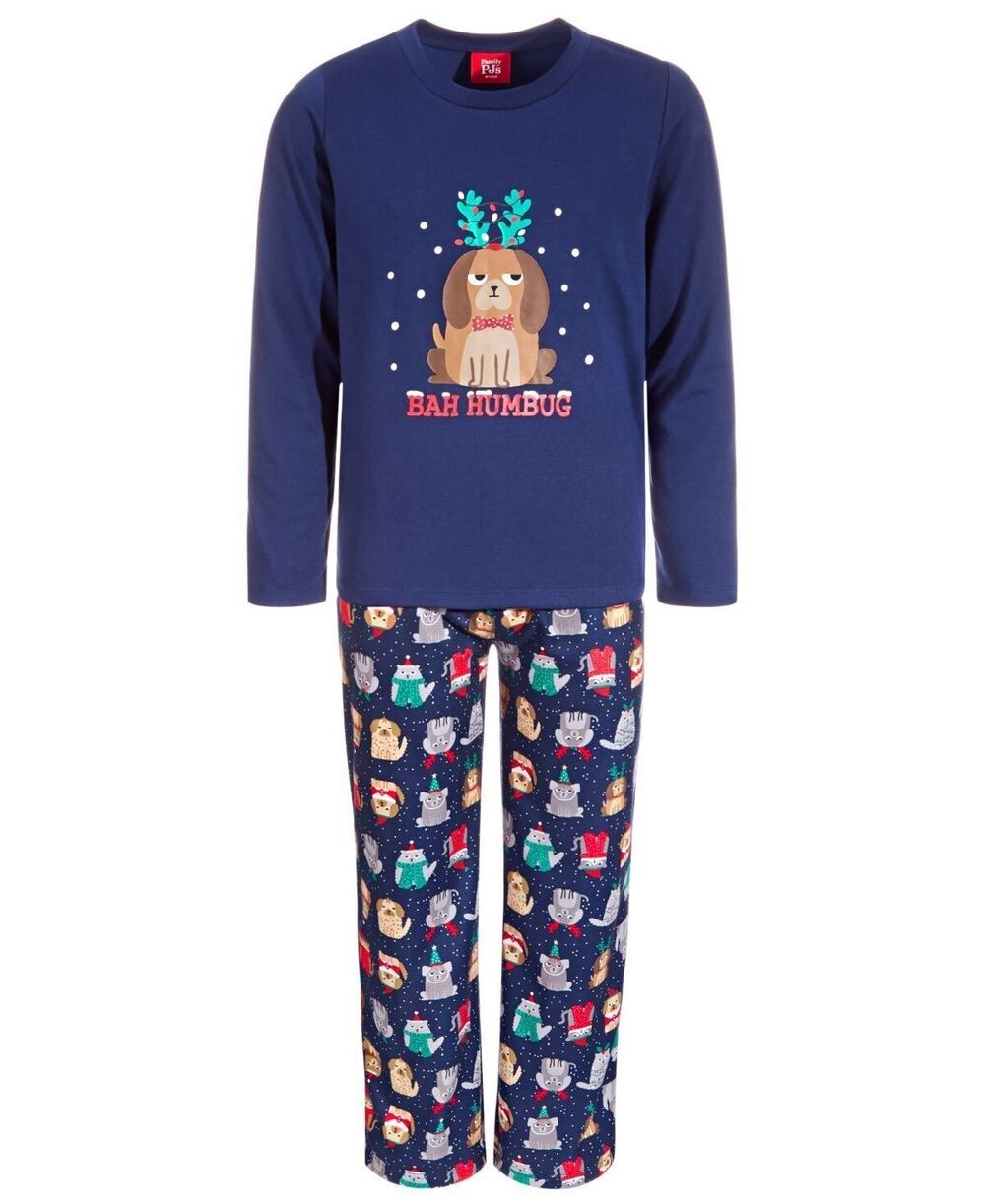 Pajama Set Bah Humbug Dog Men's Christmas